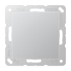 JUNG - Blind-Abdeckung (gerastet), Thermoplast lackiert, Serie A, aluminium