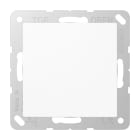 JUNG - Blind-Abdeckung (gerastet), Thermoplast, Serie AS/A, alpinweiss
