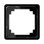 JUNG - Rahmen 1fach, senkrechte und waagerechte Montage, Duroplast, CD PLUS, schwarz