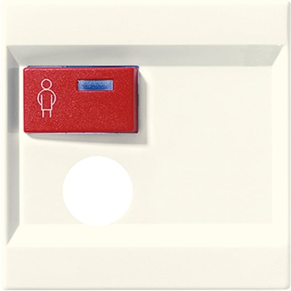 JUNG - Abdeckung für Ackermann, Typ 73071, 73075 A, rot, Serie LS, weiss