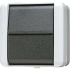 JUNG - Wippschalter, Universal Aus-Wechsel, 10AX 250V ~, IP44, WG 800