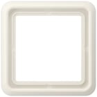 JUNG - Rahmen 1fach, senkrechte und waagerechte Montage, Thermoplast, CD 500, weiss
