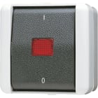 JUNG - Wipp-Kontrollschalter, Aus 3-pol., 16 AX 400 V ~, IP44, WG 800