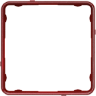 JUNG - Applikations-Rahmen, CD PLUS, rot-metallic