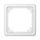 JUNG - Rahmen 1fach, senkrechte und waagerechte Montage, Duroplast, CD PLUS, alpinweiss