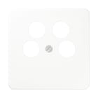 JUNG - Abdeckung für 4-Loch SAT-TV-Steckdose (Ankaro), Thermoplast, Serie CD,