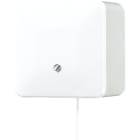 JUNG - Zug-Wechselschalter, Universal Aus-Wechsel, 10AX 250V ~, AP 600, alpinweiss