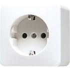 JUNG - SCHUKO-Steckdose, 16 A 250V ~, 47 mm, AP 600, alpinweiss