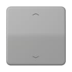 JUNG - Wippe 1fach, mit Pfeilsymbolen, Duroplast, Serie CD, grau