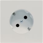 JUNG - SCHUKO-Steckdose 45°, 16 A 250V ~, Duroplast, Serie LS, lichtgrau