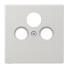 JUNG - Abdeckung für Universal-Sat/BK-Dosen, Thermoplast, Serie LS, lichtgrau