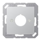 JUNG - Abdeckung für Befehlsgeräte mit 22,5mm Ø, Serie A, aluminium
