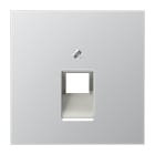 JUNG - Abdeckung für IAE/UAE-Anschlussdosen 1 x 8-polig, Serie LS, Aluminium
