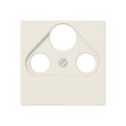 JUNG - Abdeckung für Universal-Sat/BK-Dosen, Duroplast, Serie AS, weiss