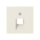 JUNG - Abdeckung für IAE/UAE-Anschlussdosen 1 x 8-polig, Duroplast, Serie AS, weiss