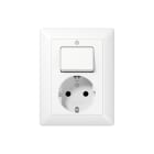 JUNG - SCHUKO-Steckdose 16 A 250V ~ mit Schalter Universal Aus-Wechsel 10 AX 250V ~