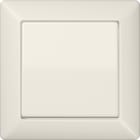 JUNG - Wippe 1fach, mit Rahmen, Duroplast, Serie AS, weiss