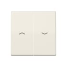 JUNG - Wippe 2fach, mit Pfeilsymbolen, Duroplast, Serie AS, weiss