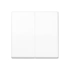 JUNG - Wippe 2fach, Duroplast, Serie AS, alpinweiss
