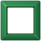 JUNG - Rahmen 1fach, Thermoplast, AS 500, grün (für SV)