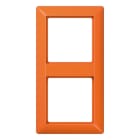 JUNG - Rahmen 2fach, Thermoplast, AS 500, orange (für ZSV)