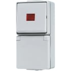 JUNG - SCHUKO-Steckdose 16A 250V ~ mit Wipp-Kontrollschalter