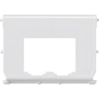 JUNG - Montage-Einsatz, für 2 Einzelmodule 8 (8) E-DATmodul, RJ 45 System, geschirmt