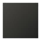 JUNG - Blind-Abdeckung (gerastet), Alu lackiert, Serie LS, anthrazit