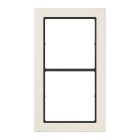 JUNG - Rahmen, 2-fach, FLAT DESIGN, weiss