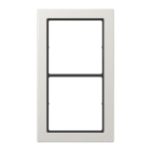 JUNG - Rahmen, 2-fach, FLAT DESIGN, lichtgrau