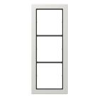 JUNG - Rahmen, 3-fach, FLAT DESIGN, lichtgrau