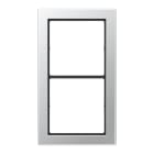 JUNG - Rahmen, 2-fach, FLAT DESIGN, Aluminium