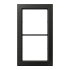 JUNG - Rahmen, 2-fach, FLAT DESIGN, anthrazit (lackiertes Aluminium)
