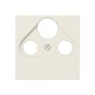 JUNG - Abdeckung für Universal-Sat/BK-Dosen, Thermoplast, Serie AS, weiss
