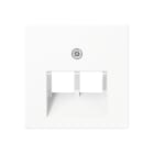 JUNG - Abdeckung für IAE/UAE-Anschlussdosen 2 x 8-polig, Thermoplast, Serie AS/A,