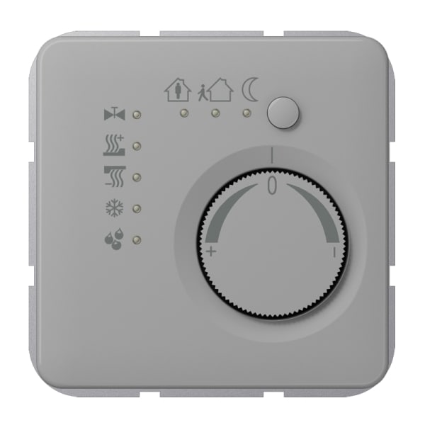 JUNG - KNX Stetigregler mit integrierter Tasterschnittstelle 4fach, Serie CD, grau