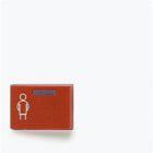 JUNG - Abdeckung für Ackermann, Typ 73022 A 2, rot, Serie AS, alpinweiss