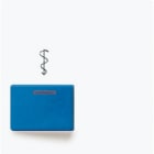 JUNG - Abdeckung für Ackermann, Typ 73022 A 2, blau, Serie AS, alpinweiss