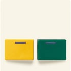 JUNG - Abdeckung für Ackermann, Typ 73642 E, gelb, grün, Serie AS, weiss