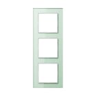 JUNG - Glasrahmen 3fach, Glas, A CREATION, mattweiss