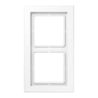 JUNG - Rahmen 2fach, Duroplast, LS-DESIGN, alpinweiss