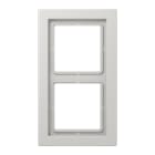 JUNG - Rahmen 2fach, Duroplast, LS-DESIGN, lichtgrau