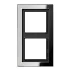 JUNG - Rahmen 2fach, Metall verchromt, LS-DESIGN, glanzchrom