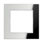 JUNG - Glasrahmen 1fach, Glas, A CREATION, silber (verspiegelt)