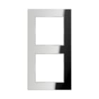 JUNG - Glasrahmen 2fach, Glas, A CREATION, silber (verspiegelt)