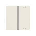 JUNG - Taste 1fach, mit Pfeilsymbolen, F40, Serie A, weiss