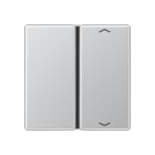 JUNG - Taste 1fach, mit Pfeilsymbolen, F40, Serie A, aluminium