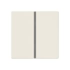 JUNG - Tastensatz 2fach, F40, Serie AS, weiss