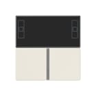 JUNG - Tastensatz 3fach, F40 Raumcontroller, Serie AS, weiss