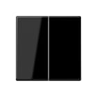 JUNG - Wippe 2fach, Duroplast, Serie A, schwarz